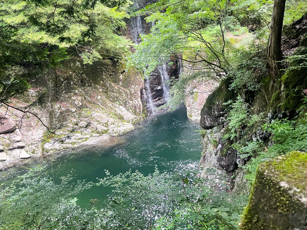 三段峡の「黒淵荘」でカレーライス、山女魚(ヤマメ)の串焼き食べたよ!/広島県安芸太田