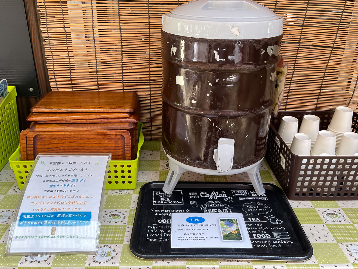 三段峡の「黒淵荘」でカレーライス、山女魚(ヤマメ)の串焼き食べたよ!/広島県安芸太田