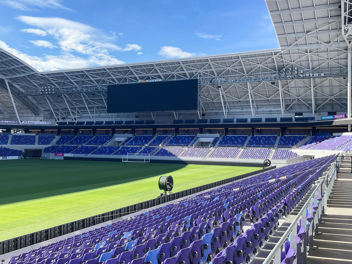 新サッカースタジアム「エディオンピースウイング広島」に行ってみたよ/広島県