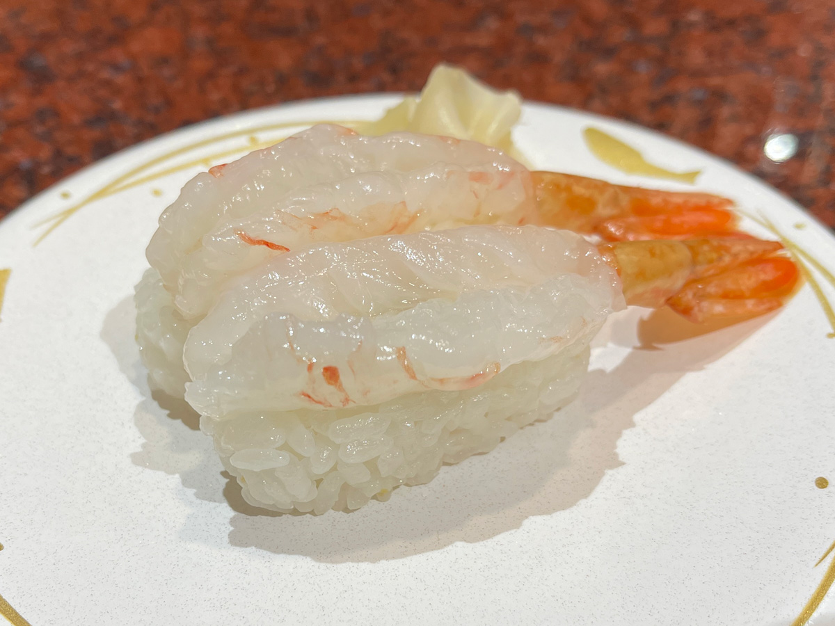 回転寿司「ちょいす」で真だち(白子)軍艦、真いか山わさび握り、ほたて握り食べたよ！北海道静内