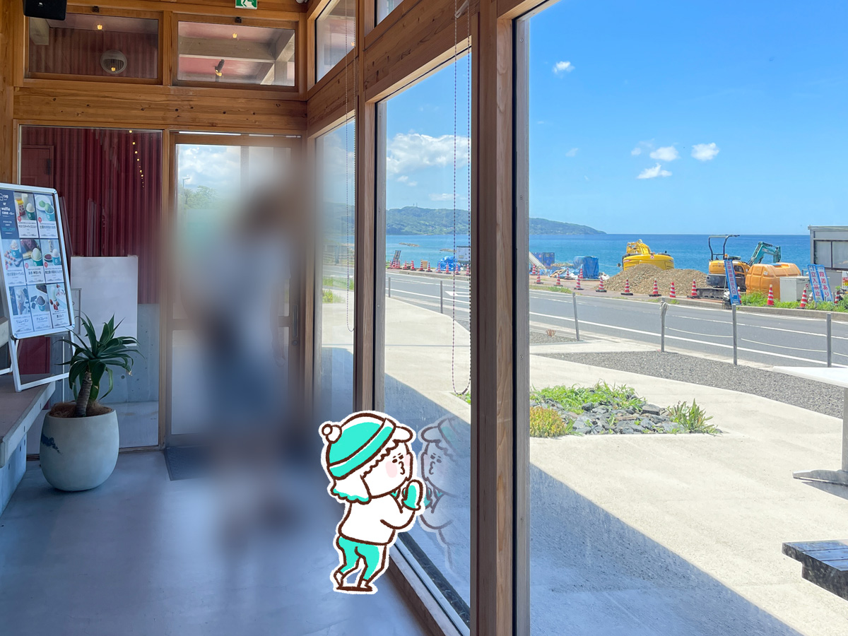 「出雲クリフエンド アイスクリーム」で"出雲桃翠園の抹茶"、"奥出雲の醤油むらさき"食べた!/島根県出雲