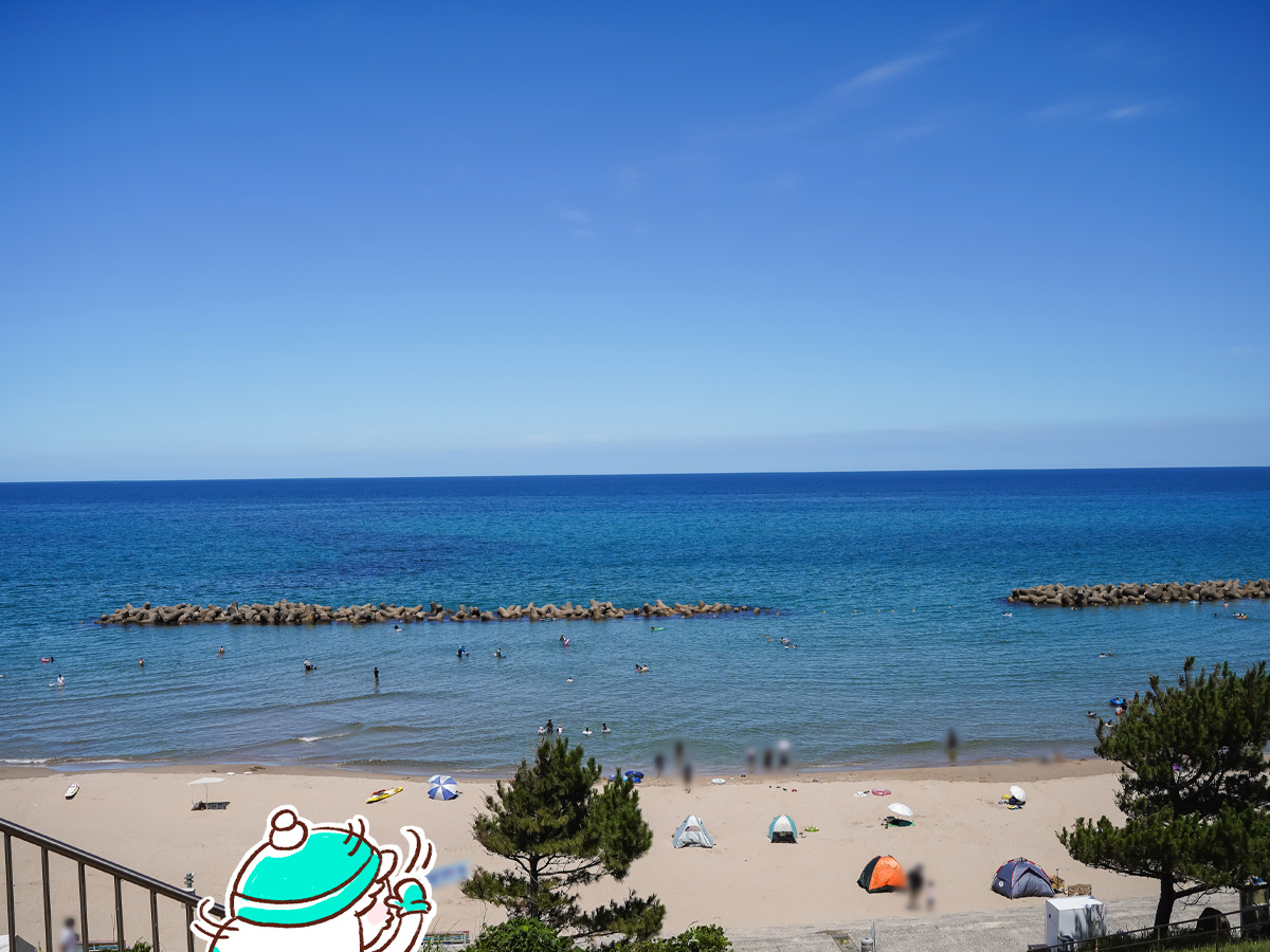 道の駅「キララ多伎」でキラチキ、海鮮たこやき(たこ・ホタテ・えび)食べた!/島根県出雲
