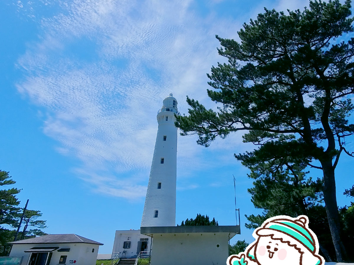 島根半島の最西端の「出雲日御碕灯台」に行ってみた!/島根県出雲