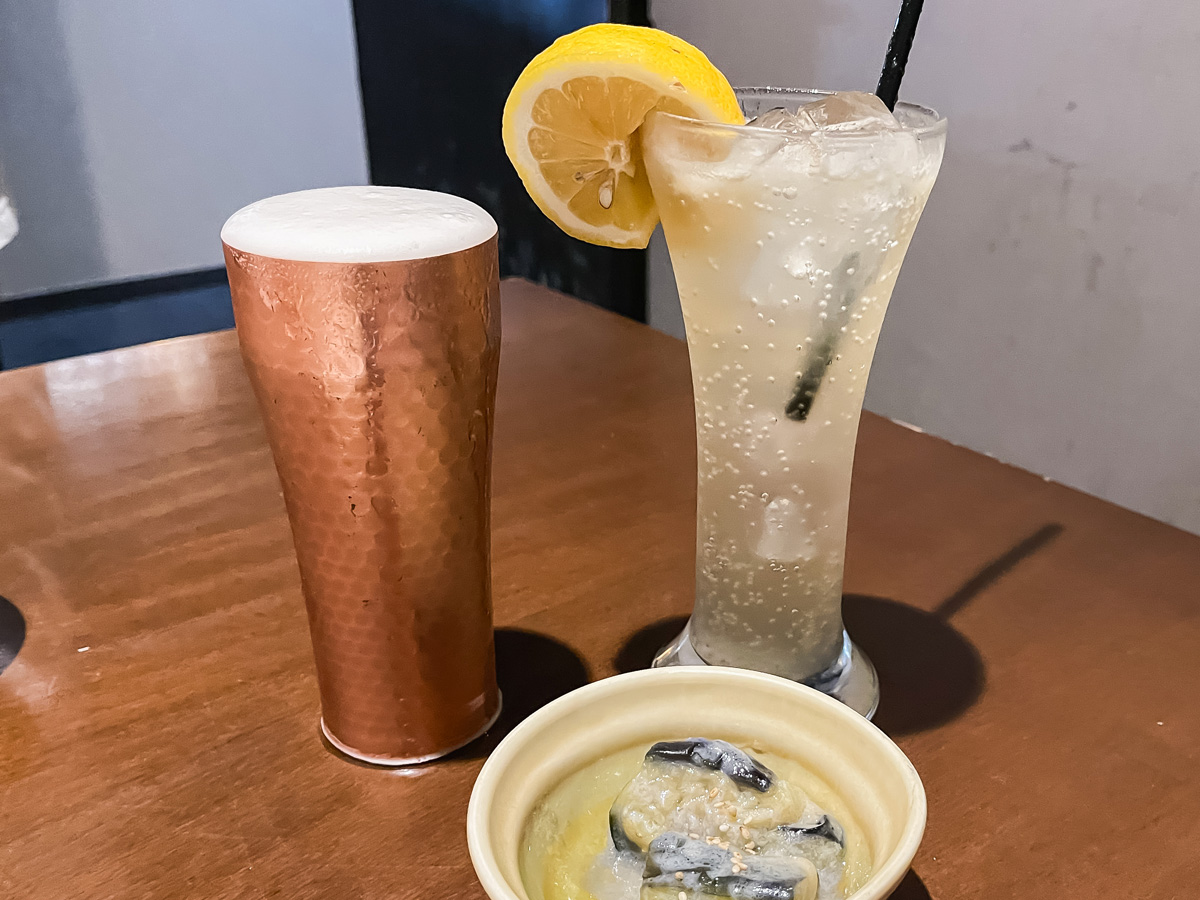 「おいでやす おおきに屋」でおばんざい、岩がき、鮎塩焼き、イカ唐揚げ食べた！／島根県松江