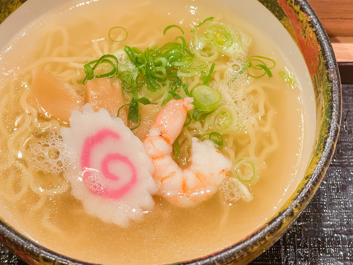 「御宿 野乃松江」の夜鳴きそば(醤油・限定潮そば)食べてみた!/島根県松江