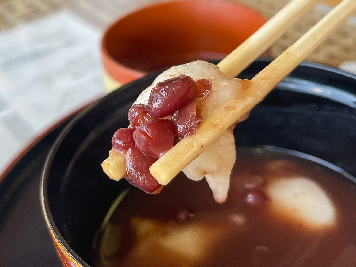 「縁コーヒーショップ」であったかい"ぜんざい"食べたよ！／島根県出雲大社前