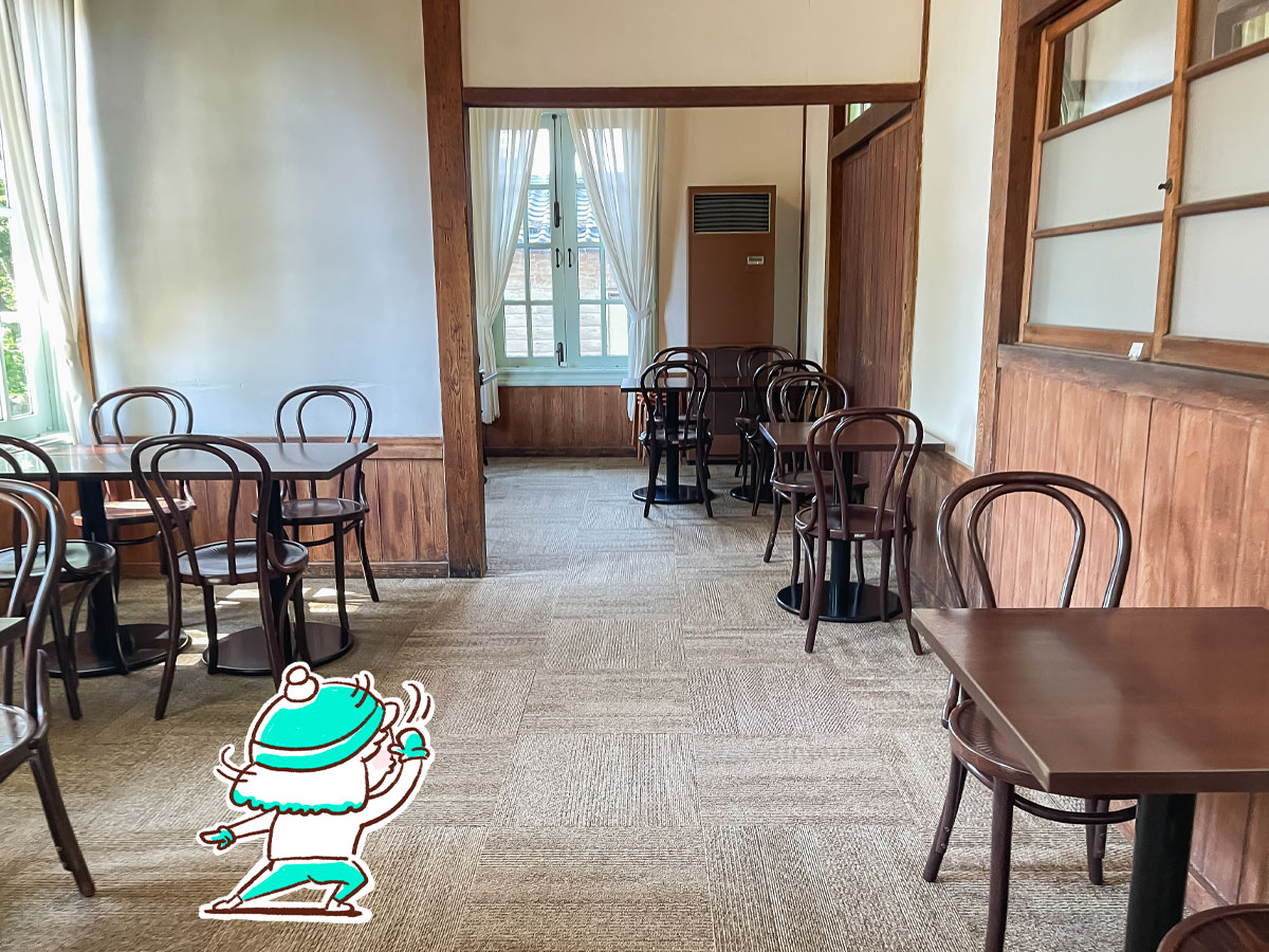 「亀田山喫茶室」で朝食にフレンチトースト、完熟梅とバナナのタルト食べた！／島根県松江