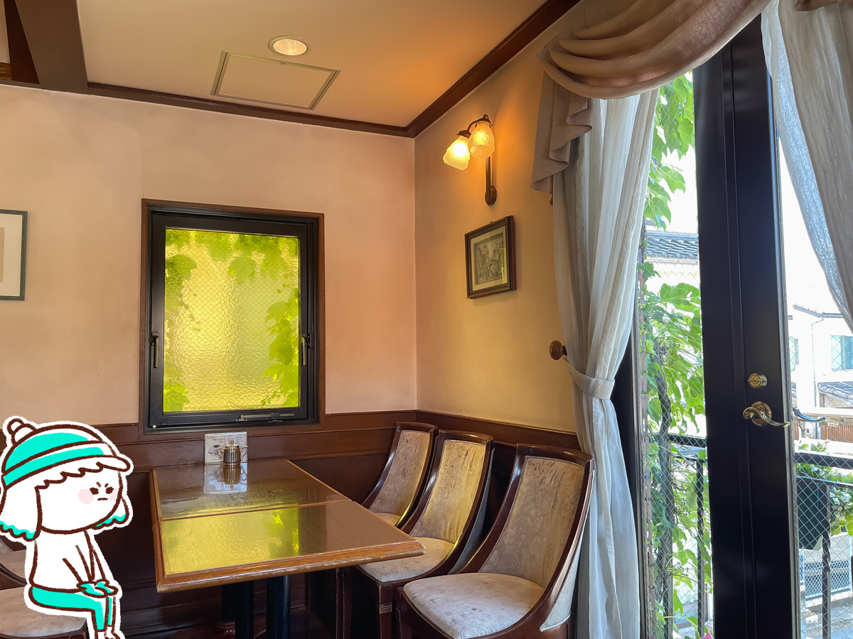 「珈琲館」できのこグラタンセット、ベーコンエッグサンド食べたよ!/島根県松江