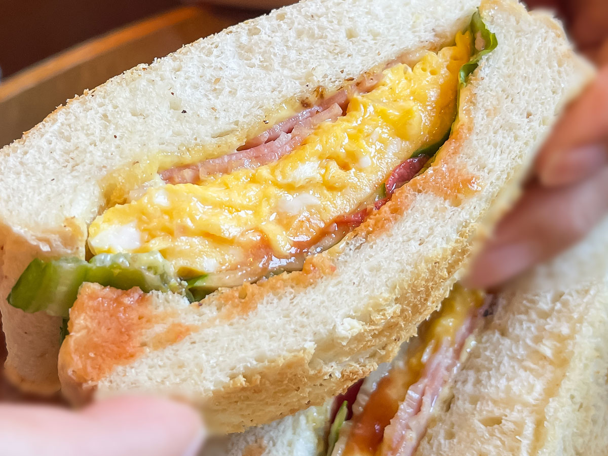 「珈琲館」できのこグラタンセット、ベーコンエッグサンド食べたよ!/島根県松江