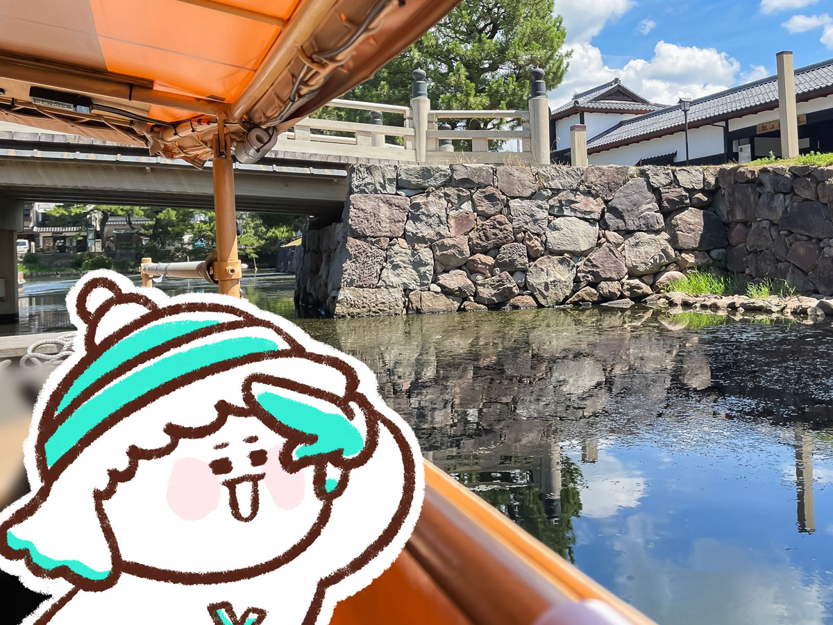 松江城を囲む堀川を周遊する「堀川遊覧船」に乗ってみた!/島根県松江