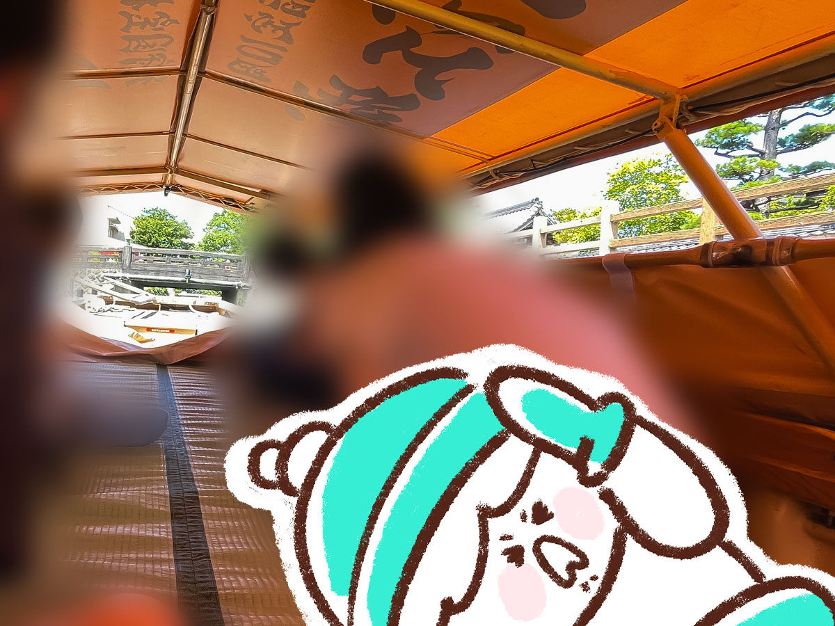 松江城を囲む堀川を周遊する「堀川遊覧船」に乗ってみた!/島根県松江