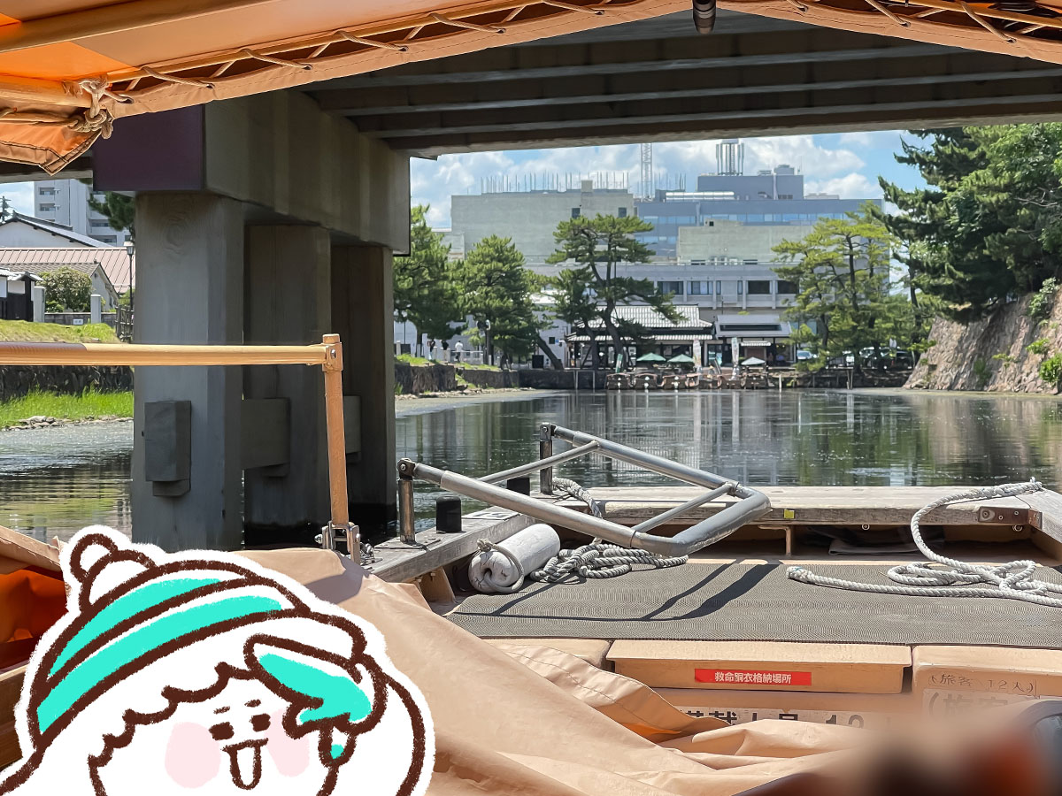 松江城を囲む堀川を周遊する「堀川遊覧船」に乗ってみた!/島根県松江