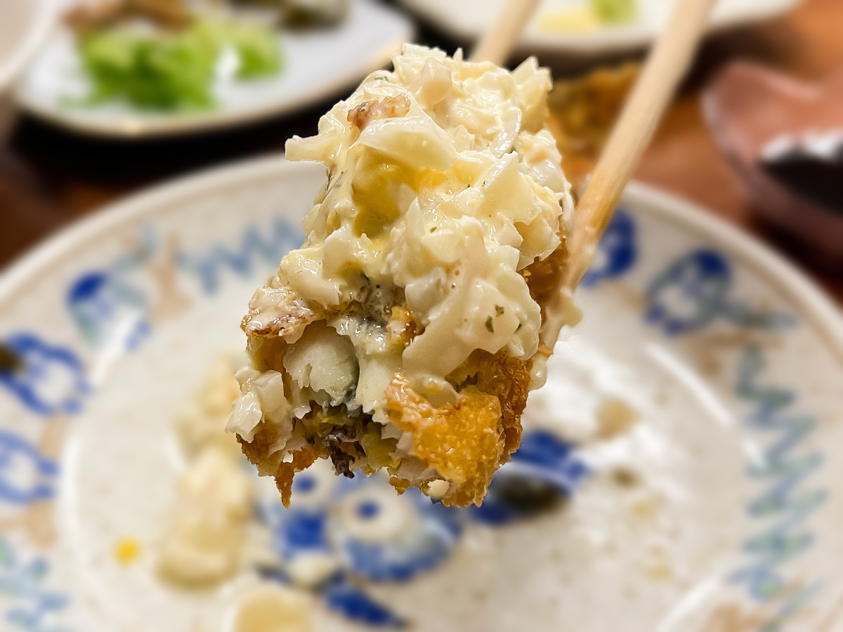 「ごよう松」で白バイ貝うま煮、白イカ刺身、宍道湖産しじみのおでん食べた／島根県松江カラコロ工房