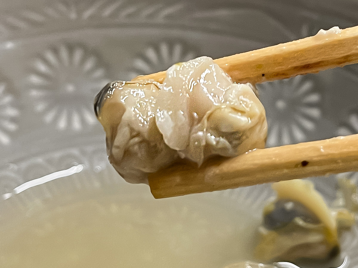 「ごよう松」で白バイ貝うま煮、白イカ刺身、宍道湖産しじみのおでん食べた／島根県松江カラコロ工房