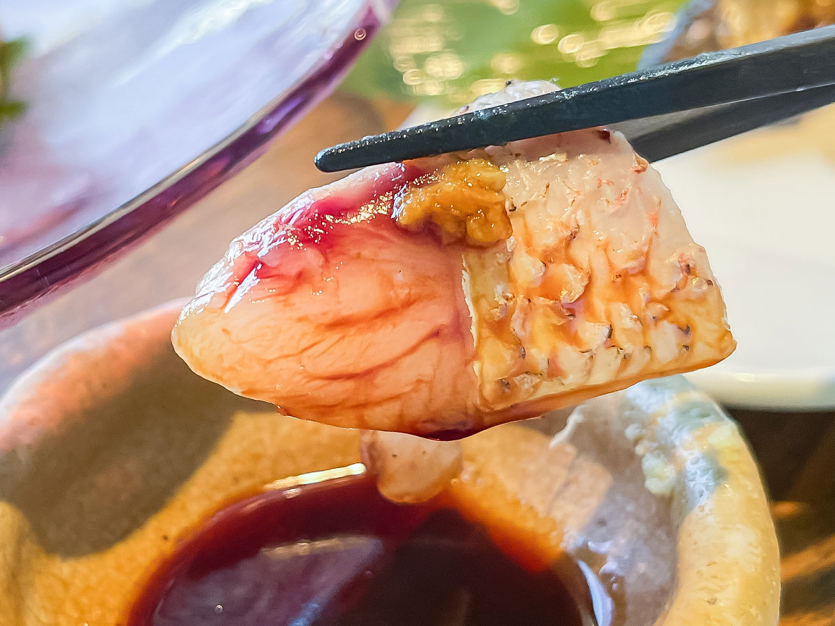 てまひま料理「根っこや」でうな平の"うなぎ蒲焼ハーフ"、鮎塩焼き、刺身盛(のどぐろ付)食べた!/島根県松江