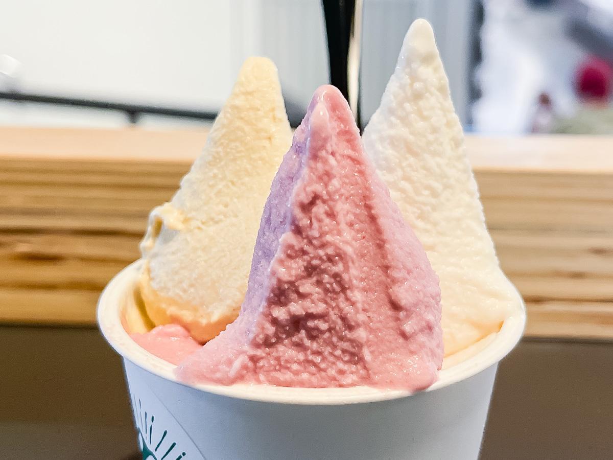 「ボンチーノ」で宮崎県産いちご・日南レモン・日向夏などジェラート食べた！／道の駅 都城NiQLL(ニクル)