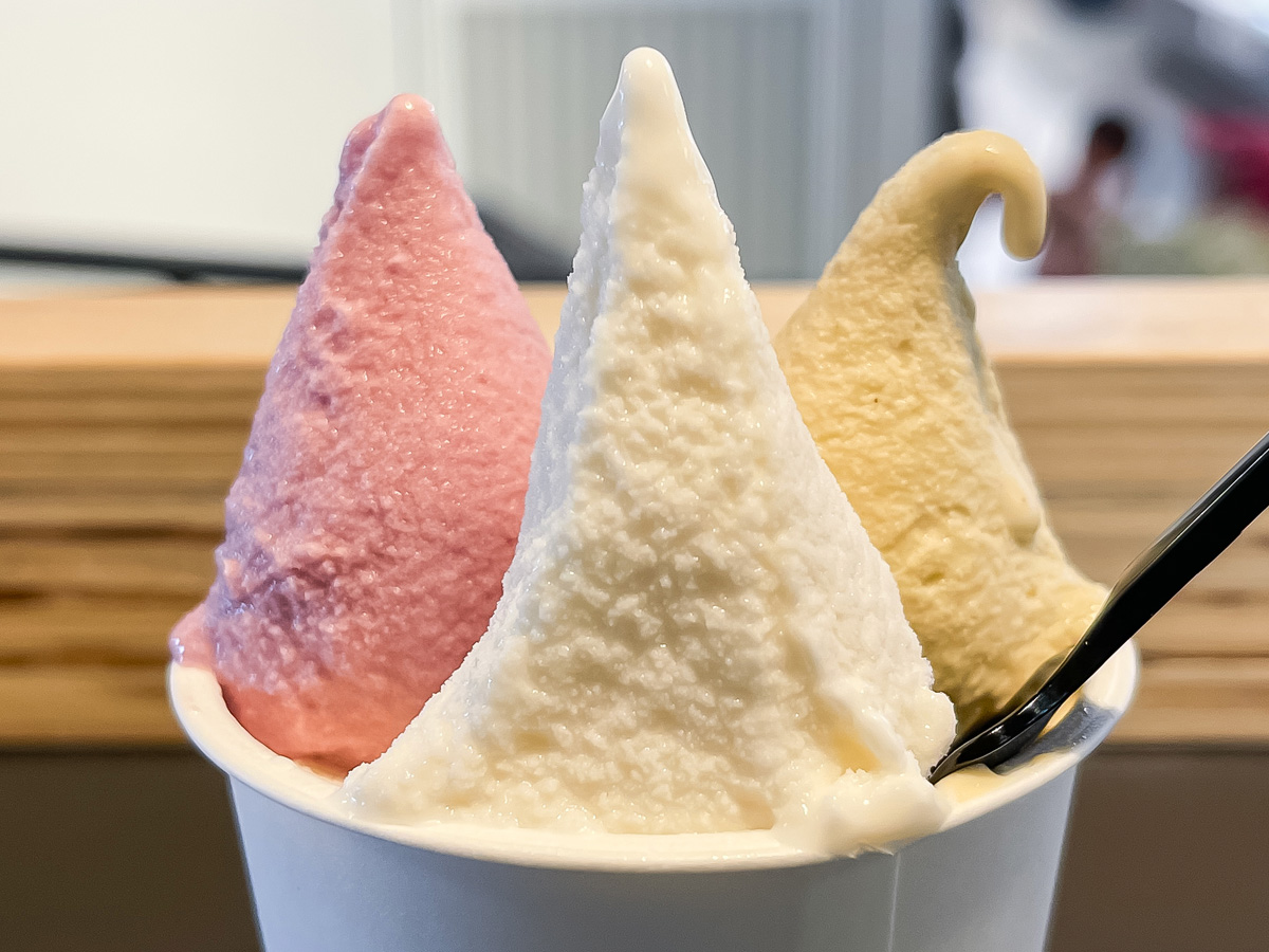 「ボンチーノ」で宮崎県産いちご・日南レモン・日向夏などジェラート食べた！／道の駅 都城NiQLL(ニクル)