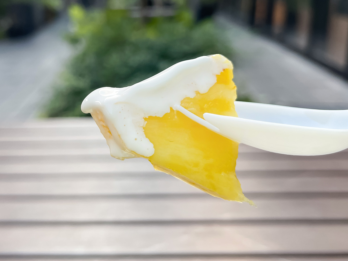 果ふぇand翠ーっ(カフェアンドスイーツ)でパインパフェ食べたよ！／宮崎県ホテルテラスタ