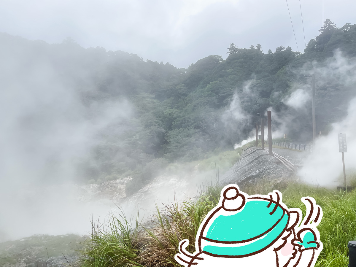 火山ガスがモクモクの「硫黄谷噴気地帯公園」に行ってみたよ!/鹿児島県霧島市