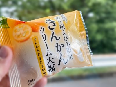 「道の駅えびの」で”きんかんクリーム大福”買ったよ／宮崎県えびの市