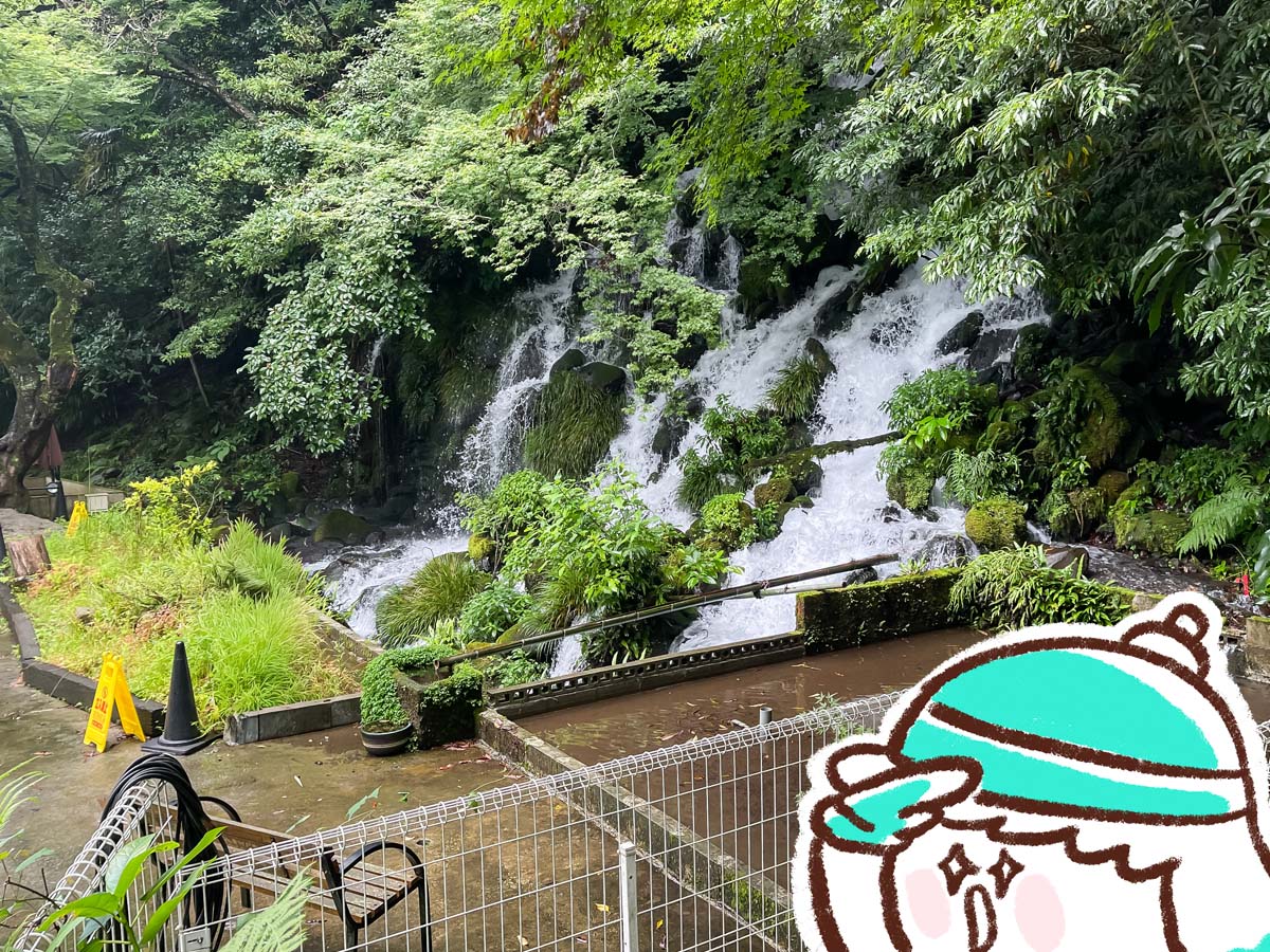 霧島水神郷「みたらしの滝」で、そうめん流しとマスの塩焼き膳食べたよ!/鹿児島県霧島市