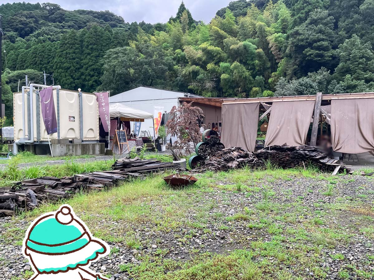 霧島水神郷「みたらしの滝」で、そうめん流しとマスの塩焼き膳食べたよ!/鹿児島県霧島市
