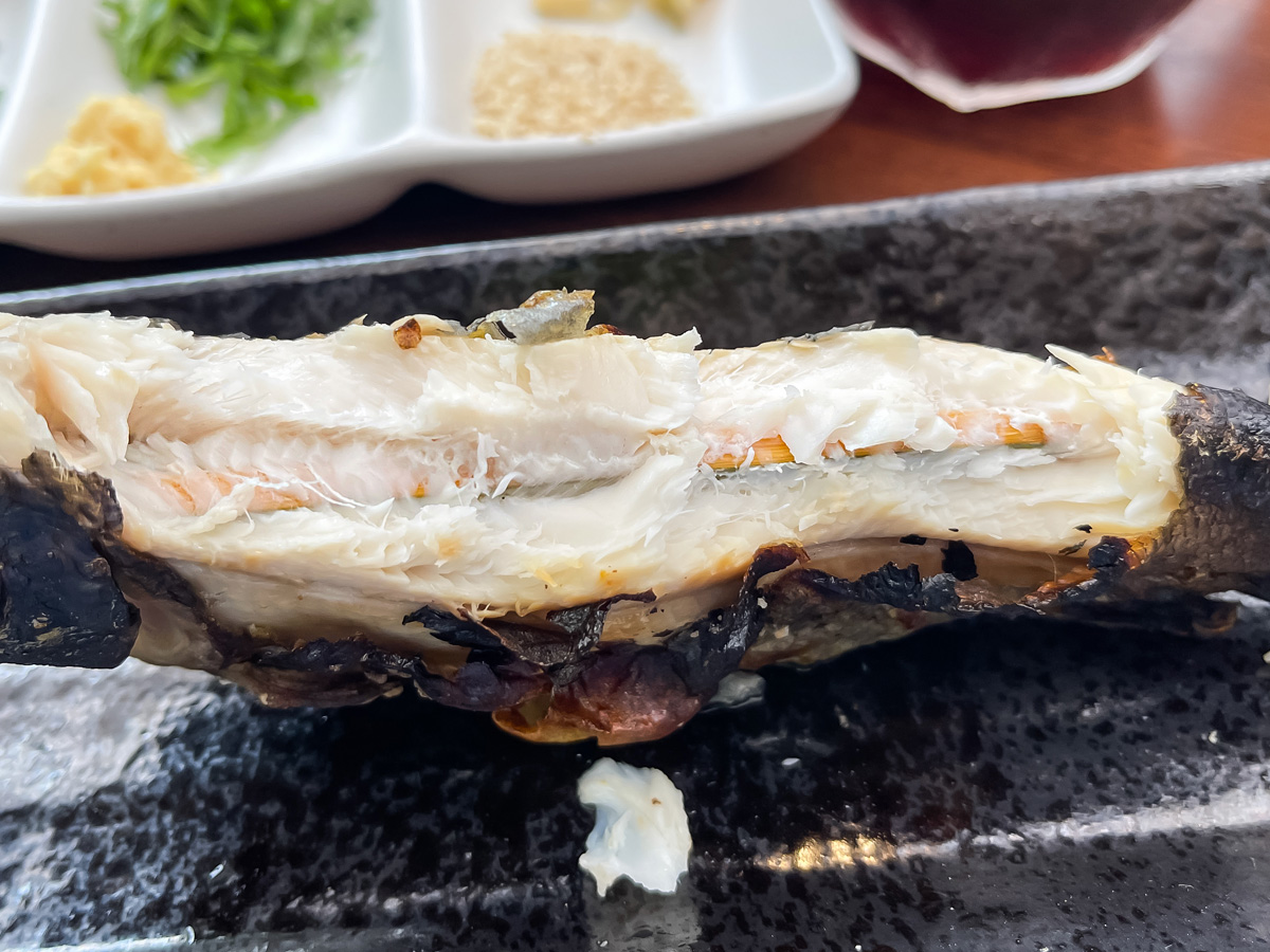 霧島水神郷「みたらしの滝」で、そうめん流しとマスの塩焼き膳食べたよ!/鹿児島県霧島市