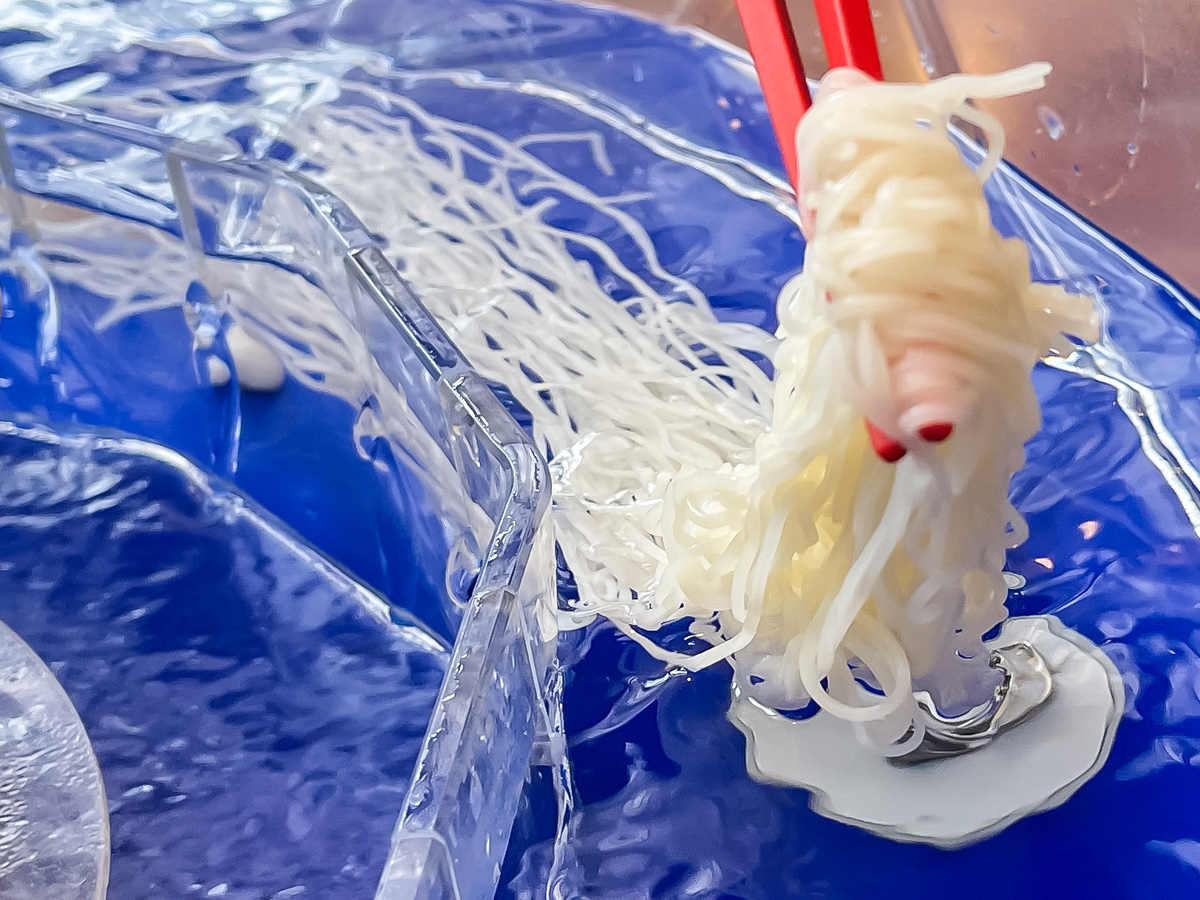 霧島水神郷「みたらしの滝」で、そうめん流しとマスの塩焼き膳食べたよ!/鹿児島県霧島市