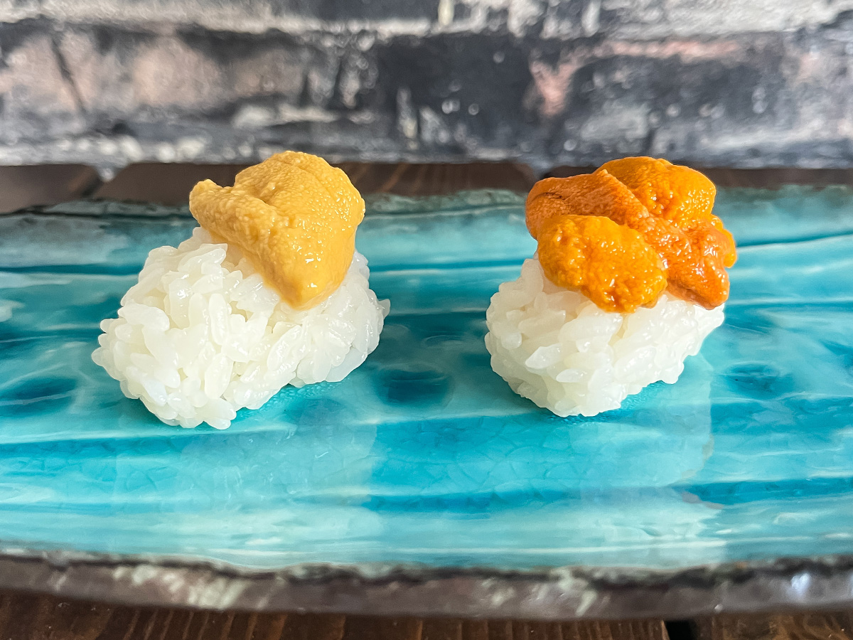 「島の人」の礼文・利尻島産"塩水雲丹 (エゾバフンウニ・キタムラサキウニ)"食べてみたよ!/北海道土産