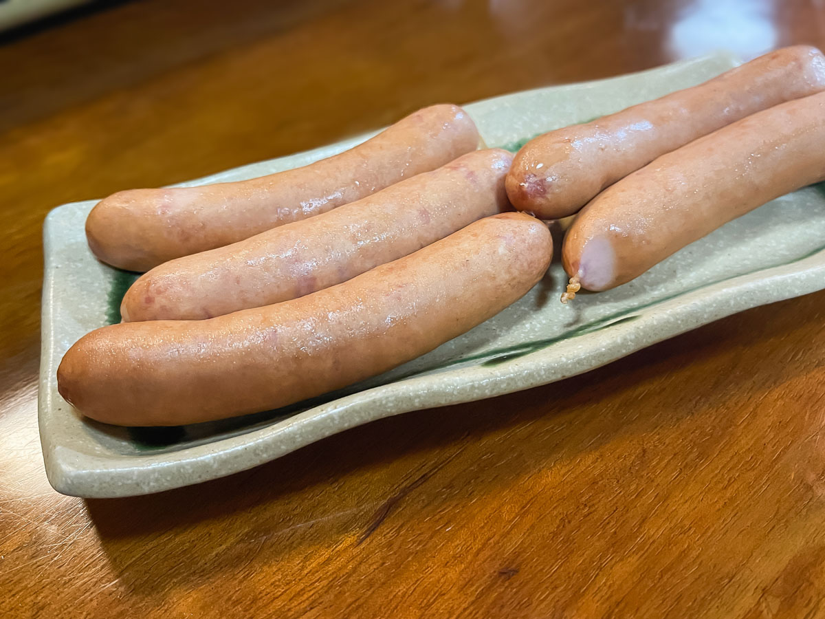 「やきにく福楽園」でカルビ、ロース、黒豚ウインナー食べた!/宮崎県都城市