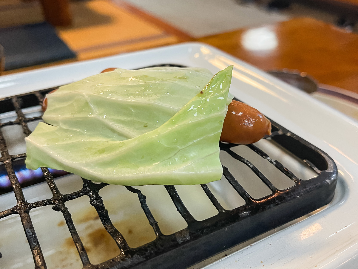 「やきにく福楽園」でカルビ、ロース、黒豚ウインナー食べた!/宮崎県都城市