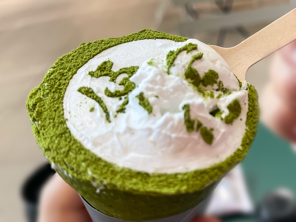 「浅草茶屋たばねのし」の店舗限定"掛川抹茶ティラミスクレープ"食べたよ!/東京都原宿