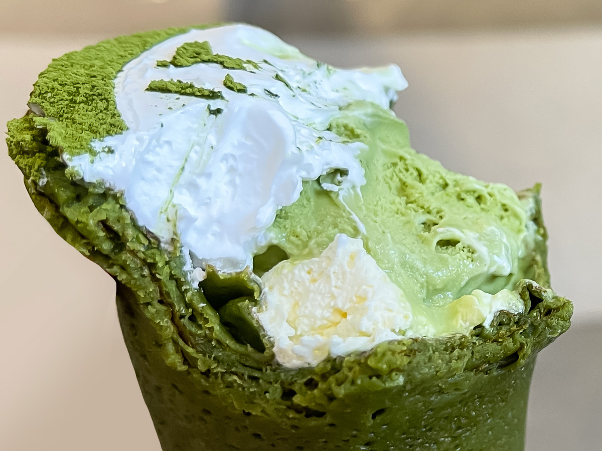 「浅草茶屋たばねのし」の店舗限定"掛川抹茶ティラミスクレープ"食べたよ!/東京都原宿