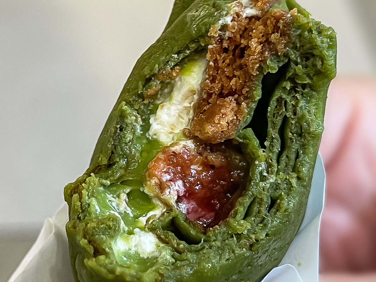 「浅草茶屋たばねのし」の店舗限定"掛川抹茶ティラミスクレープ"食べたよ!/東京都原宿