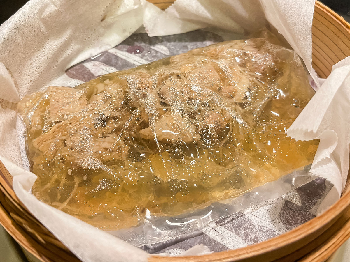 リョーサン菱洋ホールディングス(167A)の株主優待で、黒毛和牛すじ肉すいがきた！