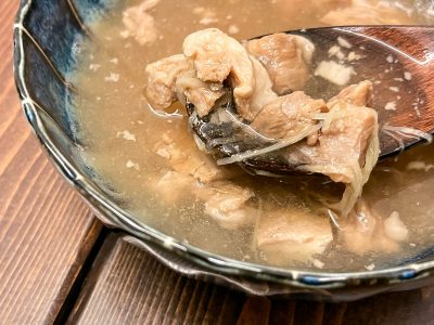 リョーサン菱洋ホールディングス(167A)の株主優待で、黒毛和牛すじ肉すいがきた！