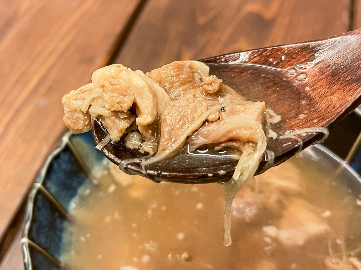 リョーサン菱洋ホールディングス(167A)の株主優待で、黒毛和牛すじ肉すいがきた！