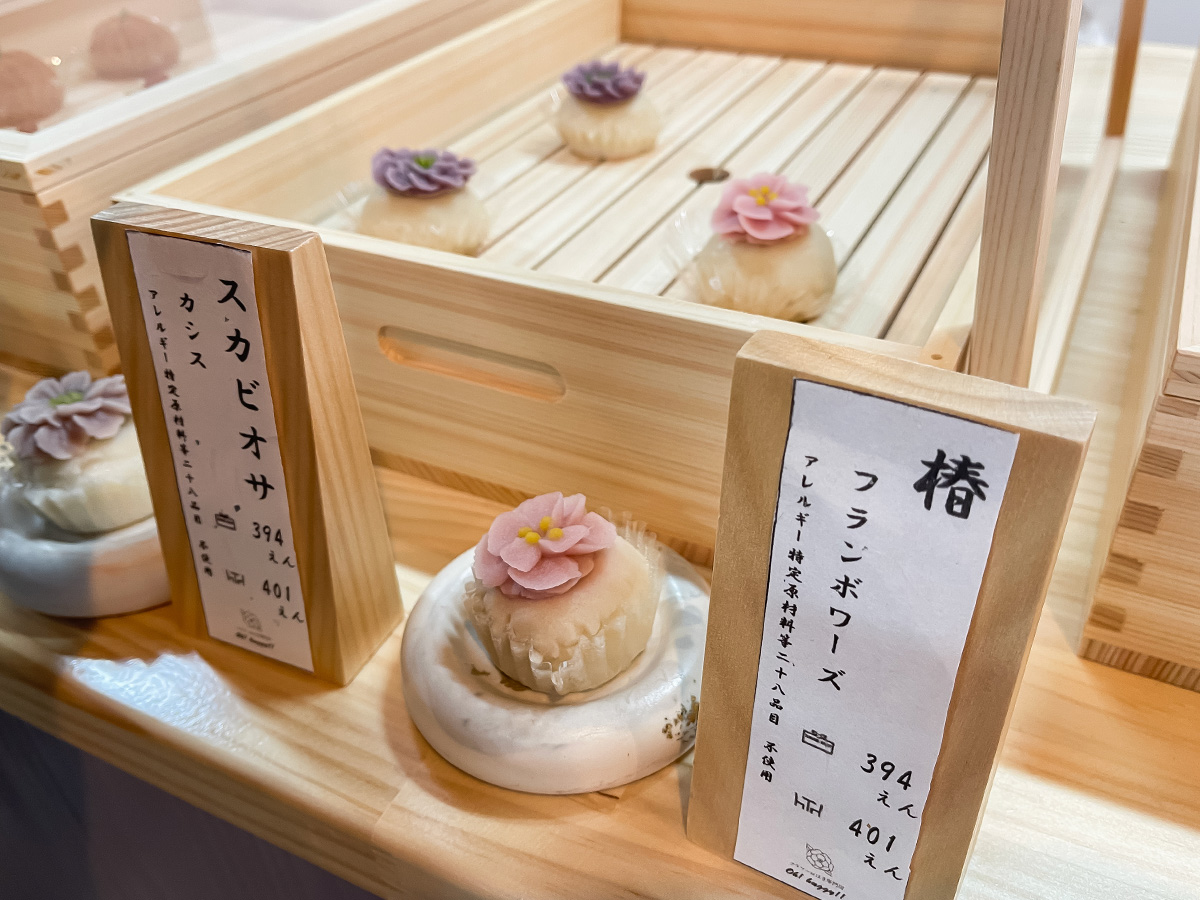 フラワーおはぎ専門店「Oh!huggy!!」でスカビオサ・椿おはぎ食べたよ/横浜・元町