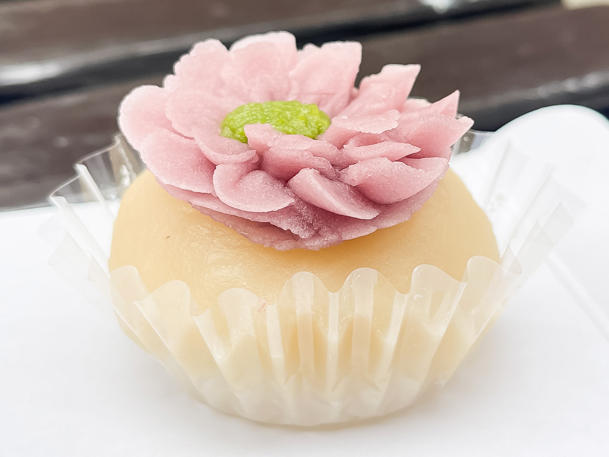 フラワーおはぎ専門店「Oh!huggy!!」でスカビオサ・椿おはぎ食べたよ/横浜・元町