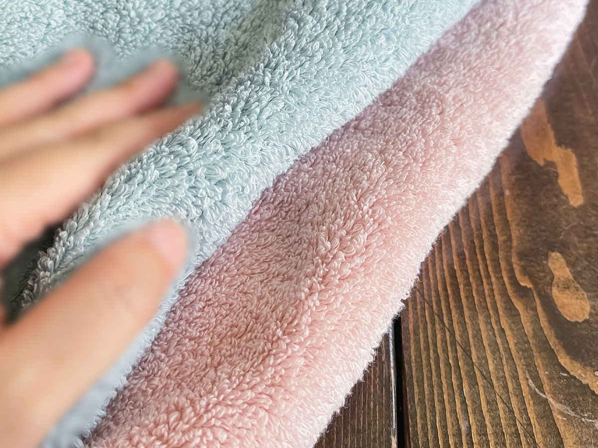 フランスベッドホールディングス(7840)の株主優待でSodateru TOWEL(育てるタオル) ピンク・水色がきた!