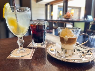 自家焙煎「尾道浪漫珈琲」で瀬戸内レモンスカッシュとカフェ・コン・ジェラート食べたよ！／広島県安佐南区