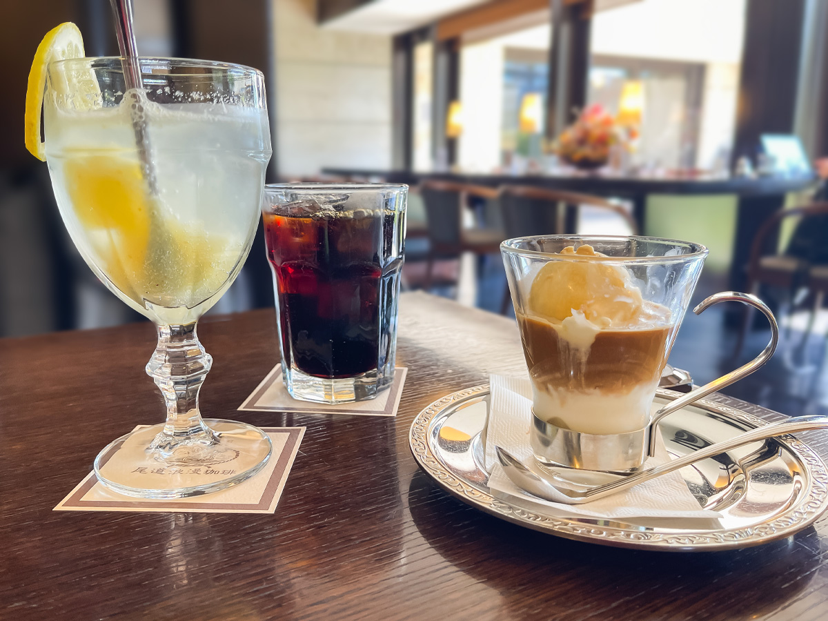 自家焙煎「尾道浪漫珈琲」で瀬戸内レモンスカッシュとカフェ・コン・ジェラート食べたよ！／広島県