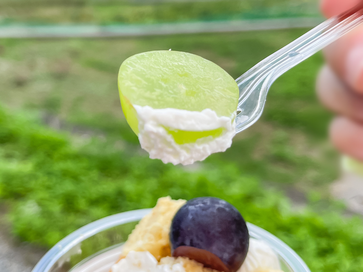 「toroffon」の気まぐれ純生シフォンカップ、米粉ノンオイルシフォンケーキ(ロイヤルミルクティー)食べたよ！／広島県