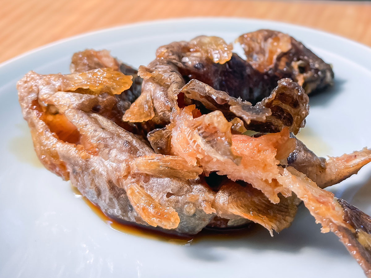 つり堀亭「にしむら」で渓流魚アマゴとイワナ釣って料理にしてもらったよ/広島県吉和