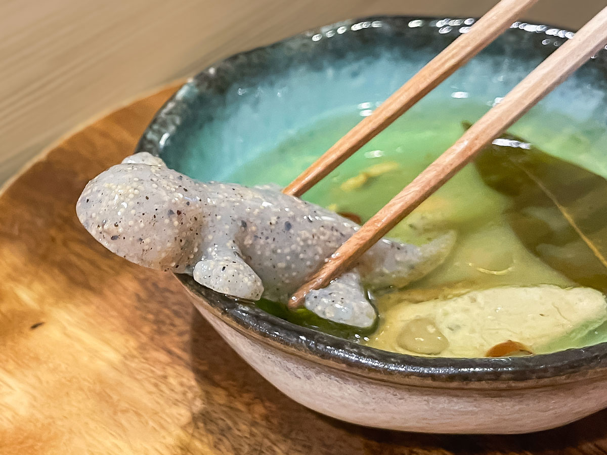 「藤利食品」の"かきとの遭遇 (サンコンちゃんと牡蠣のアヒージョ)"買ってみた／広島県湯来町