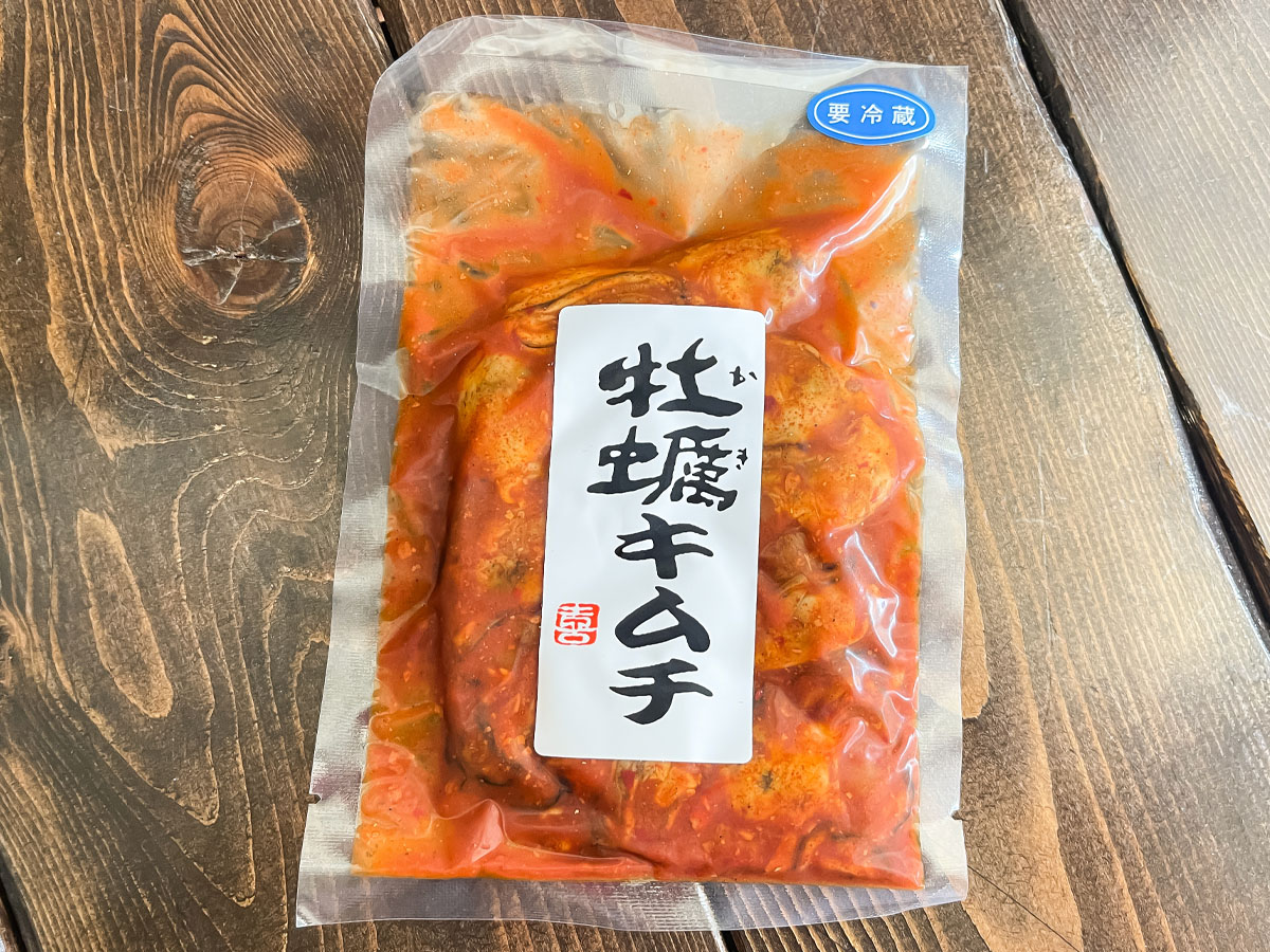 「久羅沙喜(くらさき)」の花瑠&花星(おいるおいすたー)と牡蠣キムチ買ったよ！／広島土産