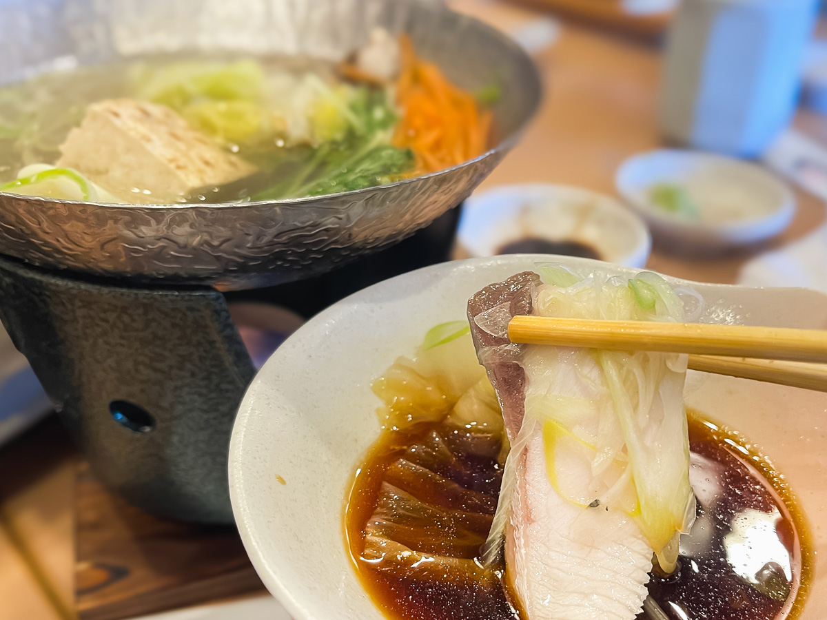 「活魚!! 寿司虎亭」で寒ぶりしゃぶしゃぶと伊勢海老のお造り食べたよ！／宮崎県都城市