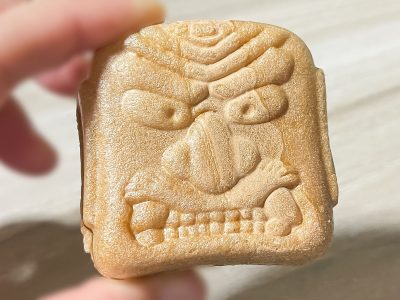 「お菓子の上野」の弥五郎最中(やごろうもなか)食べたよ！／鹿児島県曽於市