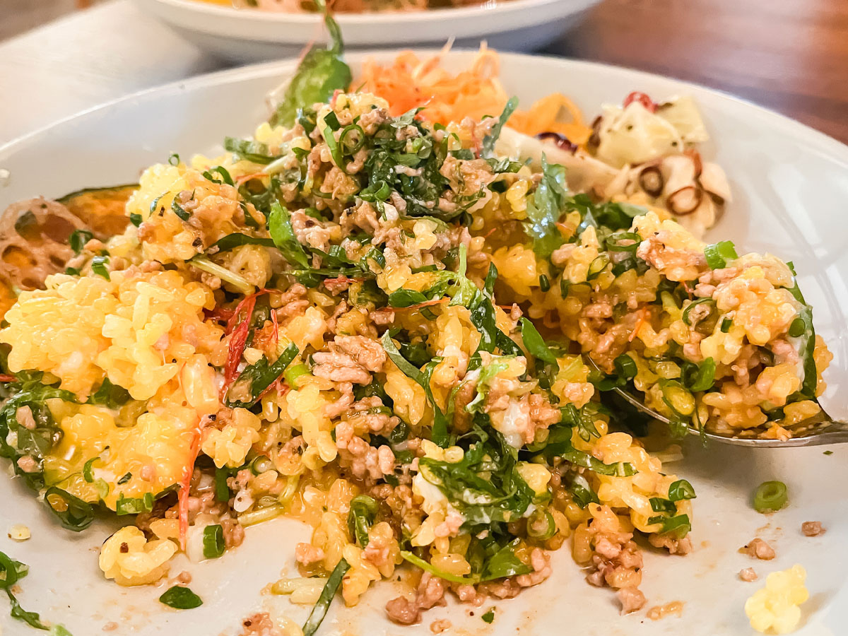 「スパイスカレー然(ぜん)」でチキンカレーとスパイスソボロカレー食べたよ！／宮崎県都城市