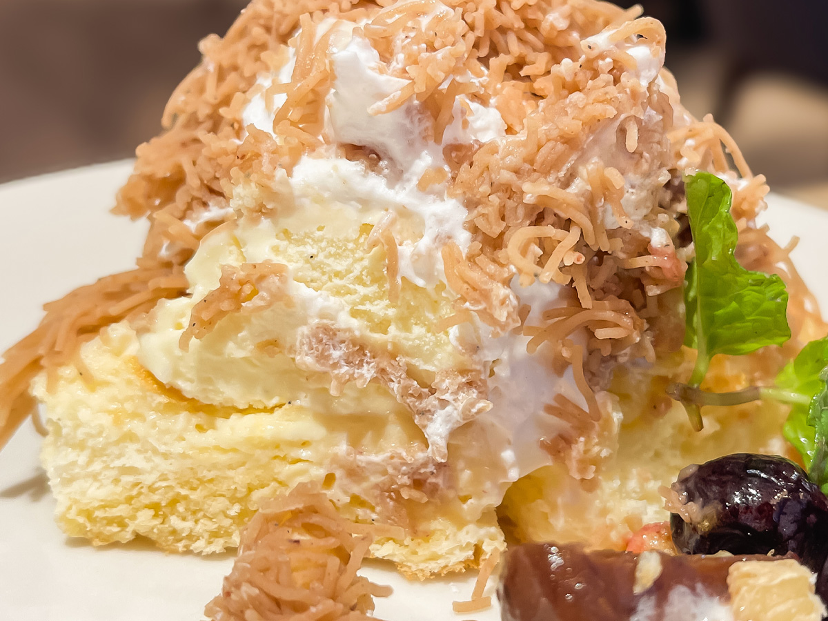 「むさしの森珈琲」でイタリア栗100%使用の搾りたてモンブランパンケーキ食べたよ！